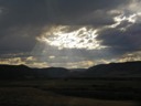 The Sun Rays over Wyoming