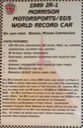 1989 ZR-1 Morrison Motorsports/EDS World Record Car