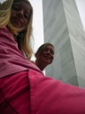 Mackensie and Josie Under The Gateway Arch