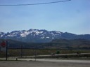 Snow Capped Mountains Outside of Wells, NV