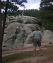 Rock Climbing at Sylvan Lake