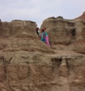 Off the path, Badlands National Park