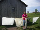 Josie Doing Laundry