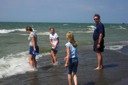 Putting Our Toes in Lake Erie