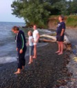 Putting Our Toes In Lake Ontario