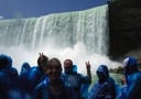 Josie in Front of Horseshoe Falls