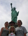 The Family with the Statue of Liberty