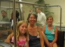 Dad, Kensie, Mom, and Josie on the Tram to the Rayburn Building