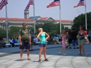 Dad, Josie, Kensie, and Mom at the Washington Monument