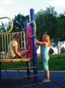 Victoria and Mackensie at the Park