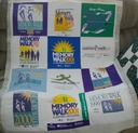 Ann's Memory Walk Tshirt Quilt