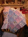 Shaggy raggy baby quilt